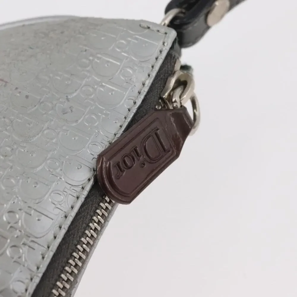 Dior Trotter Saddle Accessory Pouch Silver